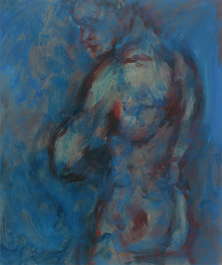 Andreas Jaeggi / blauer Akt